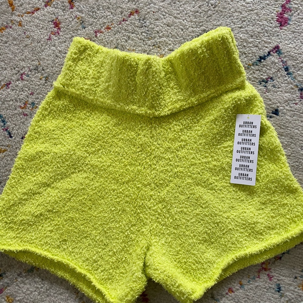Brand new Fuzzy lounge set from Urban Outfitters.  Small